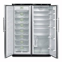 Refrigerator Liebherr SBS 7401 larawan, katangian