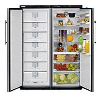 Refrigerator Liebherr SBSes 61S3 larawan, katangian