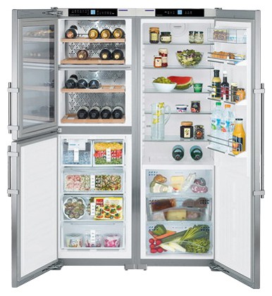 Refrigerator Liebherr SBSes 7155 larawan, katangian