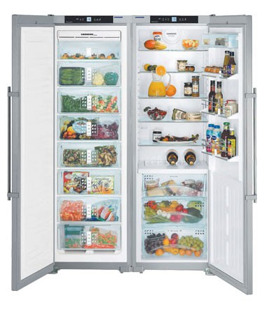 Refrigerator Liebherr SBSes 7253 larawan, katangian
