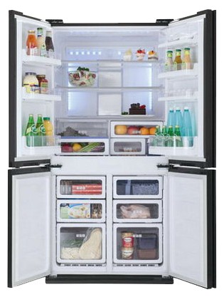 Buzdolabı Sharp SJ-FJ97VBK fotoğraf, özellikleri