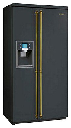 Refrigerator Smeg SBS800A1 larawan, katangian