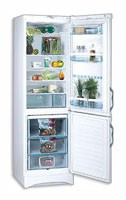 Refrigerator Vestfrost BKF 404 E58 Beige larawan, katangian