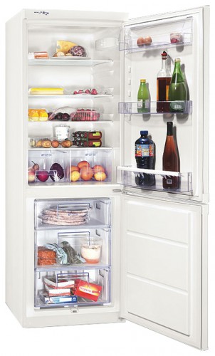Refrigerator Zanussi ZRB 634 W larawan, katangian