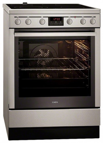 Estufa de la cocina AEG 4705RVS-MN Foto, características