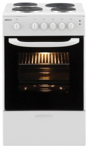 रसोई चूल्हा BEKO CSS 46100 GW तस्वीर, विशेषताएँ