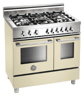 Кухонная плита BERTAZZONI W90 5 GEV CR Фото, характеристики