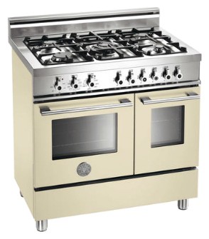 Кухонная плита BERTAZZONI W90 5 MFE CR Фото, характеристики
