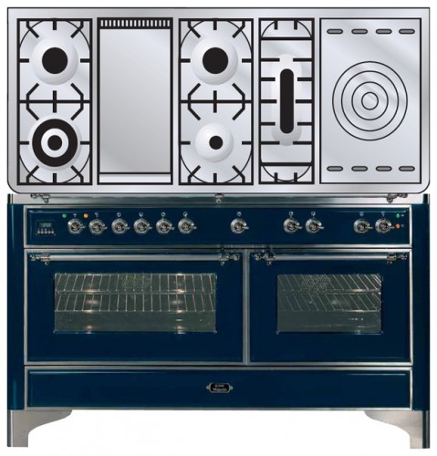 موقد المطبخ ILVE M-150FSD-E3 Blue صورة فوتوغرافية, مميزات