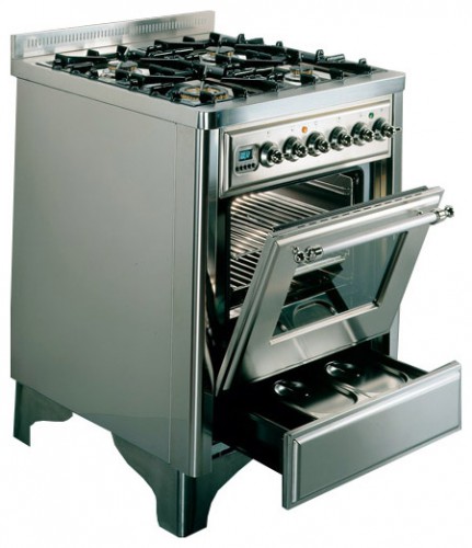 Estufa de la cocina ILVE M-70-MP Stainless-Steel Foto, características
