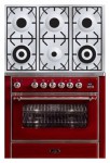 Кухонна плита ILVE M-906D-MP Red 91.10x85.00x60.00 см