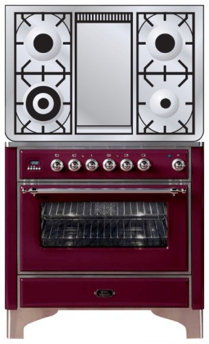 Кухонна плита ILVE M-90FD-E3 Red фото, Характеристики