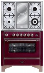 Küchenherd ILVE M-90ID-E3 Red 91.10x90.00x70.00 cm