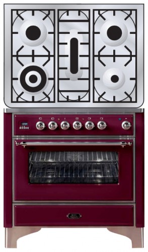 Estufa de la cocina ILVE M-90PD-E3 Red Foto, características