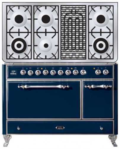 रसोई चूल्हा ILVE MC-120BD-E3 Blue तस्वीर, विशेषताएँ