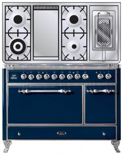 Virtuvės viryklė ILVE MC-120FRD-E3 Blue nuotrauka, Info