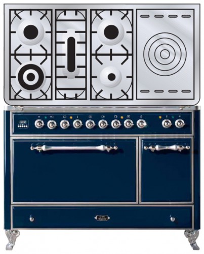 Estufa de la cocina ILVE MC-120SD-E3 Blue Foto, características