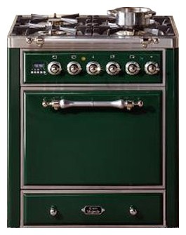 Кухонная плита ILVE MC-70D-VG Green Фото, характеристики