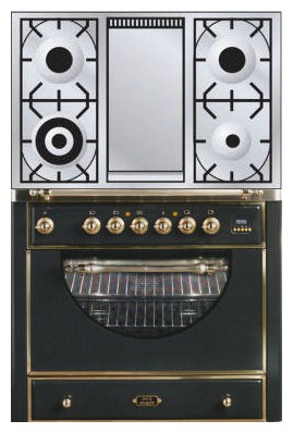 厨房炉灶 ILVE MCA-90FD-MP Matt 照片, 特点