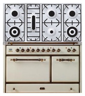 Кухонная плита ILVE MCS-1207D-VG Antique white Фото, характеристики