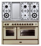 Кухонна плита ILVE MS-120FD-E3 Antique white 121.60x90.00x70.00 см