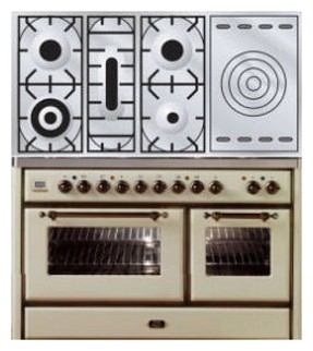 Кухонная плита ILVE MS-120SD-VG Antique white Фото, характеристики