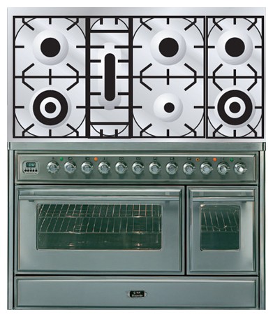 Fogão de Cozinha ILVE MT-1207D-E3 Stainless-Steel Foto, características