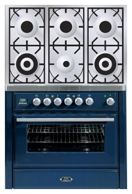 Кухонная плита ILVE MT-906D-VG Blue Фото, характеристики