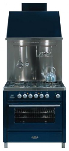 Kitchen Stove ILVE MT-90F-VG Blue Photo, Characteristics
