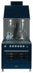 厨房炉灶 ILVE MT-90V-VG Green 90.00x87.00x70.00 厘米