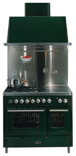 厨房炉灶 ILVE MTD-1006-VG Green 照片, 特点