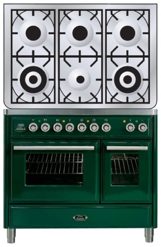 Σόμπα κουζίνα ILVE MTD-1006D-E3 Green φωτογραφία, χαρακτηριστικά