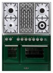 štedilnik ILVE MTD-100BD-E3 Green 100.00x93.00x60.00 cm