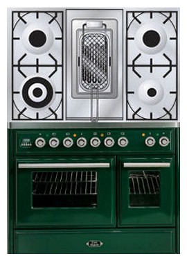 Кухонная плита ILVE MTD-100RD-E3 Green Фото, характеристики