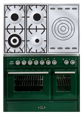 Estufa de la cocina ILVE MTD-100SD-E3 Green Foto, características