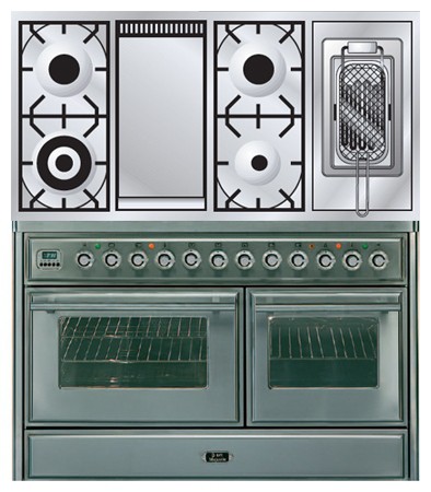 موقد المطبخ ILVE MTS-120FRD-E3 Stainless-Steel صورة فوتوغرافية, مميزات