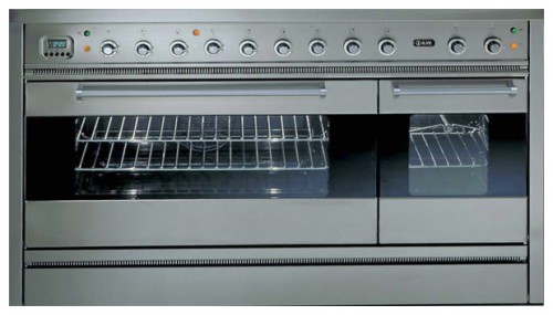 Kitchen Stove ILVE P-120FR-MP Stainless-Steel Photo, Characteristics