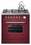 Kitchen Stove ILVE P-70N-MP Red 70.00x90.00x60.00 cm