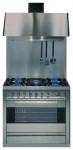 Kitchen Stove ILVE P-90B-VG Stainless-Steel 90.00x87.00x60.00 cm