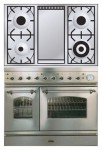 Küchenherd ILVE PD-100FN-MP Stainless-Steel 100.00x87.00x60.00 cm