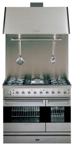 Kitchen Stove ILVE PD-90R-VG Stainless-Steel Photo, Characteristics