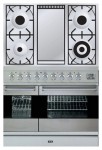 Kitchen Stove ILVE PDF-90F-VG Stainless-Steel 90.00x87.00x60.00 cm