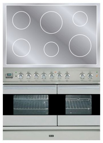 Kitchen Stove ILVE PDFI-100-MP Stainless-Steel Photo, Characteristics