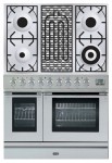 Küchenherd ILVE PDL-90B-VG Stainless-Steel 90.00x87.00x60.00 cm