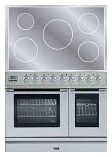 Estufa de la cocina ILVE PDLI-90-MP Stainless-Steel Foto, características