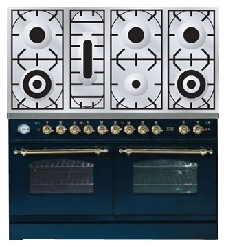 Estufa de la cocina ILVE PDN-1207-VG Blue Foto, características