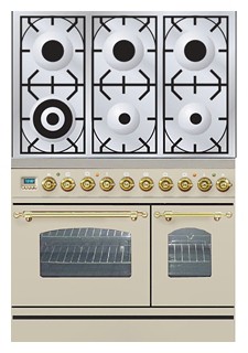 Estufa de la cocina ILVE PDN-906-VG Antique white Foto, características