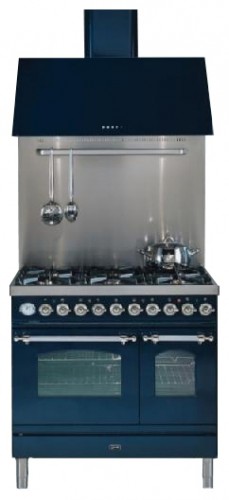 Estufa de la cocina ILVE PDN-90B-VG Blue Foto, características
