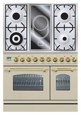 Mutfak ocağı ILVE PDN-90V-MP Antique white fotoğraf, özellikleri