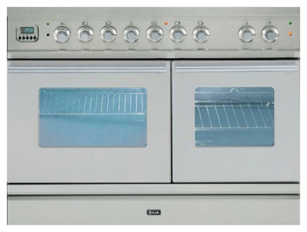 Kitchen Stove ILVE PDW-1006-MP Stainless-Steel Photo, Characteristics